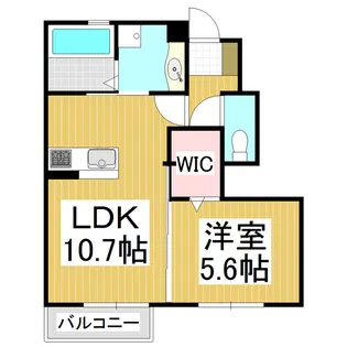 La・Monte横山【1階】の間取り