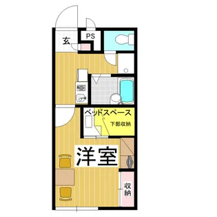 レオパレス愛【2階】の間取り