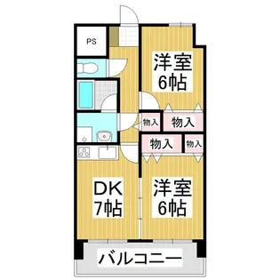 グランビュー東和・安曇野【4階】の間取り