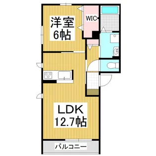 ベルク穂高【1階】の間取り