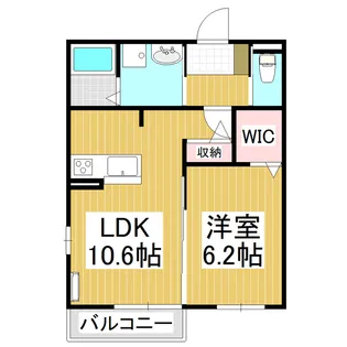 グランコート豊科【2階】の間取り