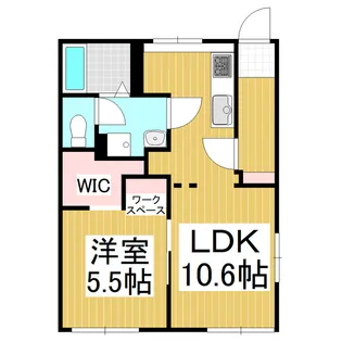 フラワーフレグランス【1階】の間取り