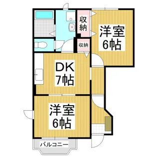 シェーンベルク【1階】の間取り