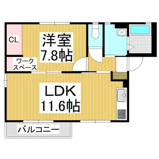 フレグランス M【1階】の間取り