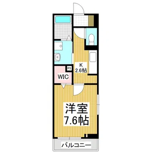 ヒコ ジェルム【1階】の間取り