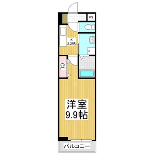 ヒコ ジェルム【1階】の間取り