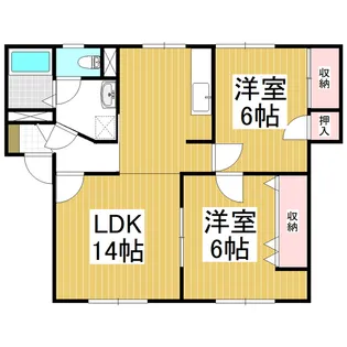 オーガニックキムラ A【1階】の間取り
