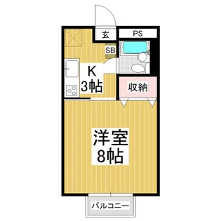 レジデンス弥満一A棟【2階】の間取り