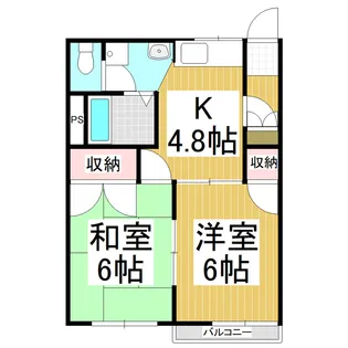 フレグランスK.Y【1階】の間取り