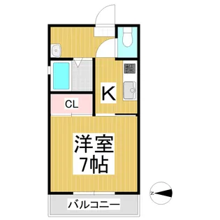 第五松本コーポ【2階】の間取り