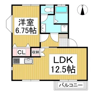 第七松本コーポ【2階】の間取り