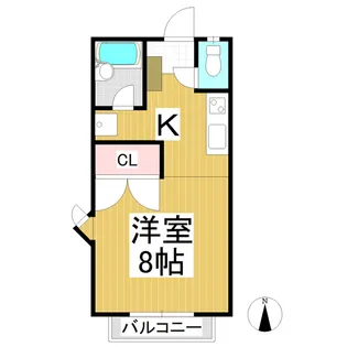 シティコーポ丹波島【1階】の間取り