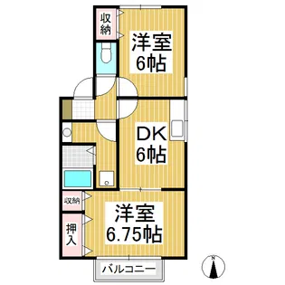 セジュール大塚【2階】の間取り