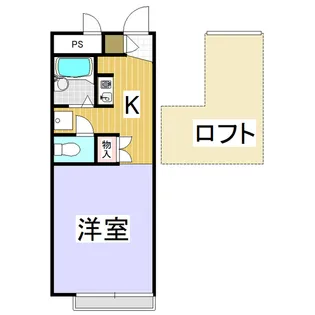 レオパレスドミールⅡ【2階】の間取り