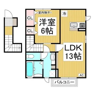 TMフォンテーヌ【2階】の間取り