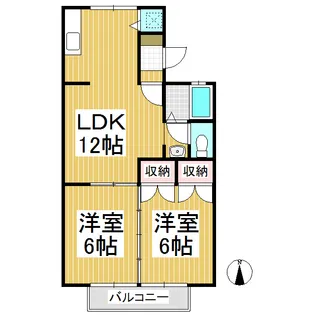 ヴィラ・エール【1階】の間取り