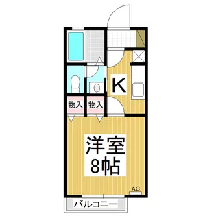 パラーシオ近藤 B棟【1階】の間取り