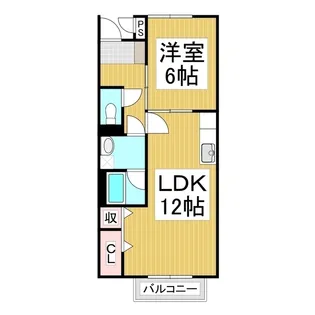 サープラス北野【1階】の間取り