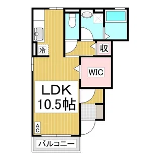 ローズコート・カノンⅡ B棟【1階】の間取り