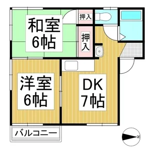メゾン・ド・やま N棟【1階】の間取り