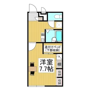 レオパレスBELIZ【101号室】の間取り