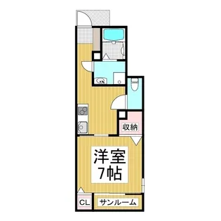 千曲シモンド【1階】の間取り