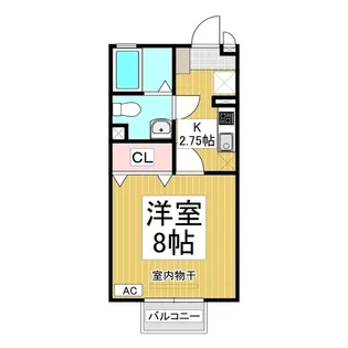 セジュールなつめ【1階】の間取り