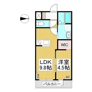 グレーシア瀬原田【2階】の間取り