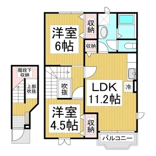 ソレアード【2階】の間取り