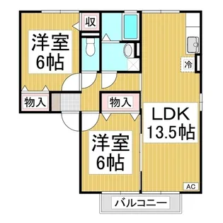 ベイリーフ【1階】の間取り