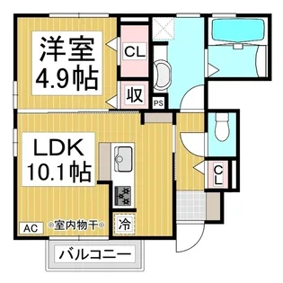 ルミエール(坂城)【1階】の間取り