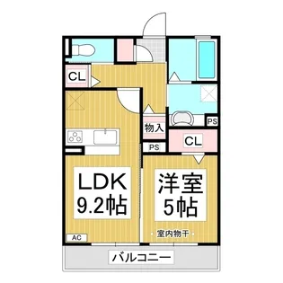 オリンピアパーク【2階】の間取り