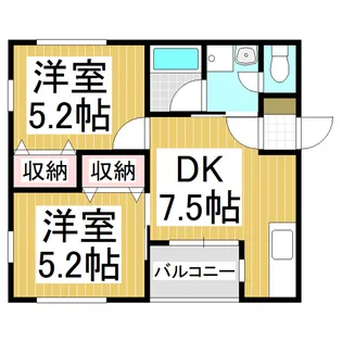 ステーションパレスⅠ【3階】の間取り
