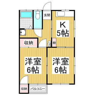 レジデンスマツダ【2階】の間取り