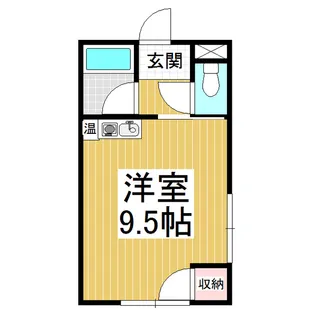 シャトーリオン上牧C【1階】の間取り