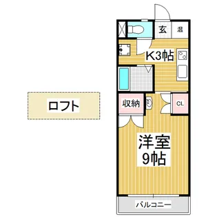 コーポM【3階】の間取り