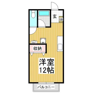 センチュリー木下【2階】の間取り