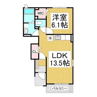 カーサレーノ2【1階】の間取り