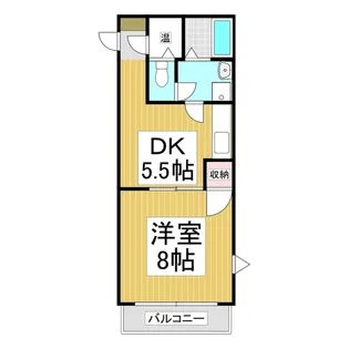 エイトバレーD・E【1階】の間取り