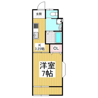 コーポヒルトップ【2階】の間取り