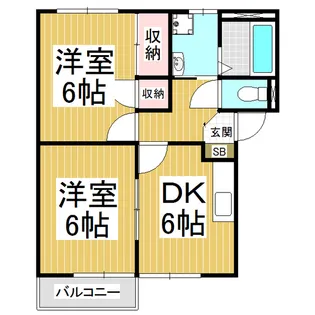 New Espace【2階】の間取り