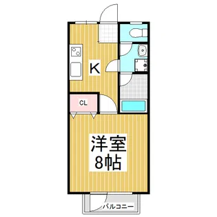 エコモリシタ【2階】の間取り