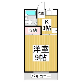 サルヴァトーレ【4階】の間取り