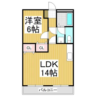 マンション・アダージョ【2階】の間取り