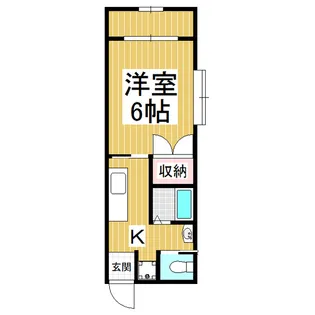 長田西ハイツ【2階】の間取り