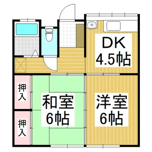 ヴィラ・デステ【2階】の間取り