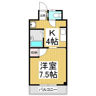 エールマンション【2階】の間取り