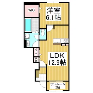 ソッフィオーネⅠ【1階】の間取り
