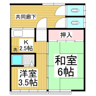 田園荘【2階】の間取り