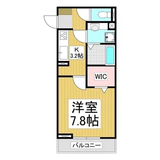 コンフォーティア箕輪 B棟【2階】の間取り